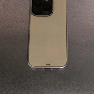 Lemon Silver Epoxy Bumper iPhone 17 Pro Pro Max Galaxy S26 Flip 7 MagSafe Phone Case