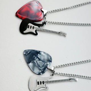 Y2K Guitar Necklace