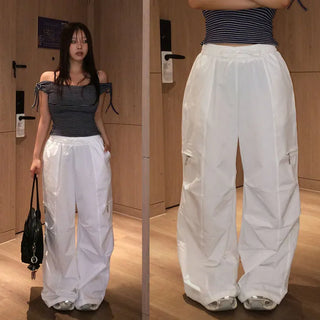 Pickle banding zipper wide pants