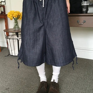 Non-Fade String Bermuda Denim