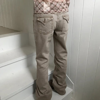 Carch Pocket Bootcut Long Pants