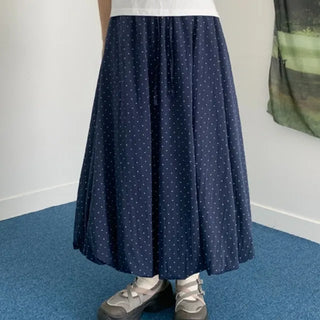 Take Dot Long Pumpkin Skirt