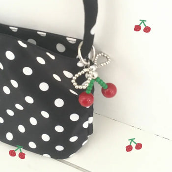 Douing Beads Cherry Keyring