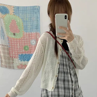 (Under the air conditioner/Sal-tat-item/Rainy season look) Uni Summer Cardigan