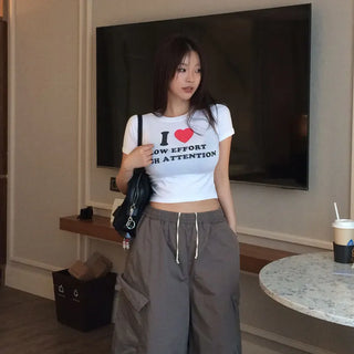 Nikken Love Crop T-shirt [Modal 38%]