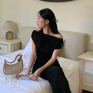 Burnett Drape Surring Off-Shoulder Tee