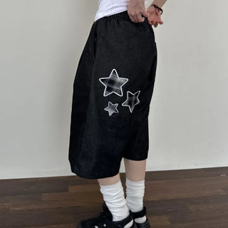 [UNISEX] Patch Banding Bermuda Shorts