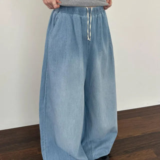 Mega Summer Elastic Denim Pants (2 colors)