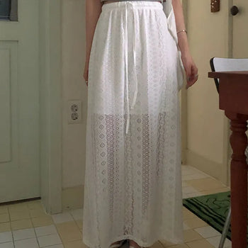 Fine Lace Long Skirt