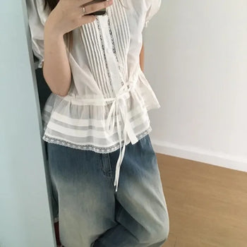 Very String Frill Blouse