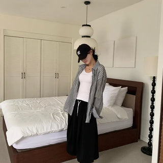 [Unisex] Double Pintuck Oversized Training Bermuda Pants