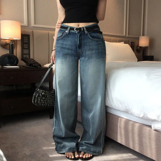 Avon denim wide pants