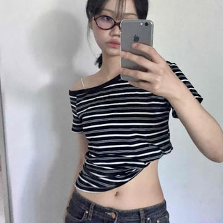 Steady Stripe Summer Short Sleeve T-shirt