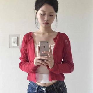 Basic Linen Summer Cardigan