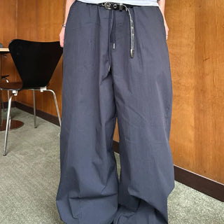 [UNISEX] Calm Nylon Elastic Waist Pants (4 colors)