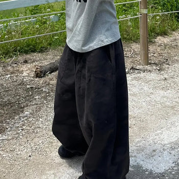 Oxford banded balloon camo pants