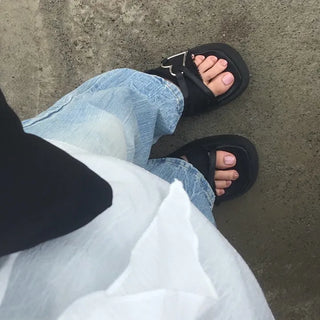 Heart platform shoes
