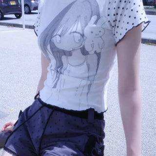 ฅyameko dot bunny tee ฅ