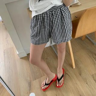 Morning plaid shorts