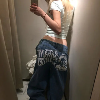 back-painting face pants