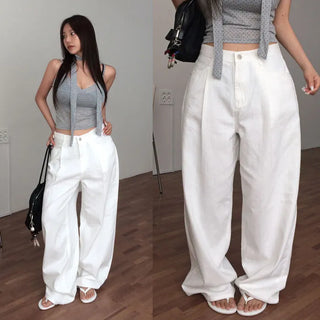 Provin Pintuck Wide Denim