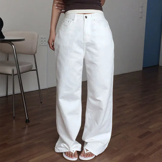 Repped Cotton Wide Pants
