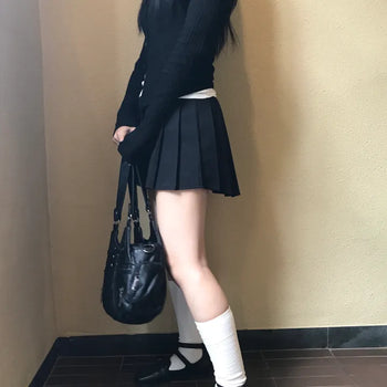 Mini short tennis pleated skirt