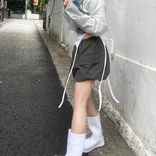 Rustling wind string skirt