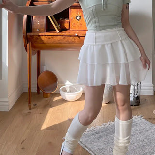 Ballerina can-can chiffon skirt