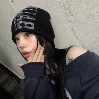 Unisex Touya Crack Short Beanie (2 colors)