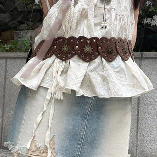 Vintage Western Heart Belt