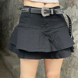 Y2K Western King Buckle Stud Belt
