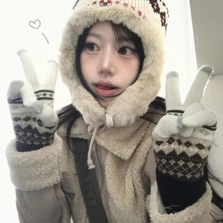 Snow White Nordic Smartphone Touch Gloves (3 colors)