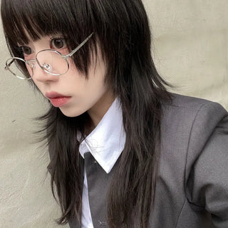 Geek Chic Nerd Silver Glasses (2 types)