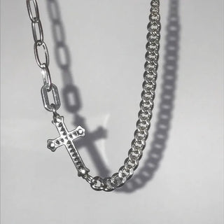 Cross Mix Surgical Chain Choker