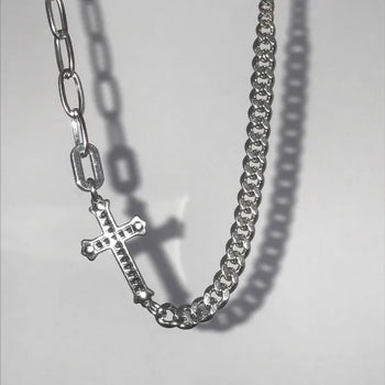 Cross Mix Surgical Chain Choker