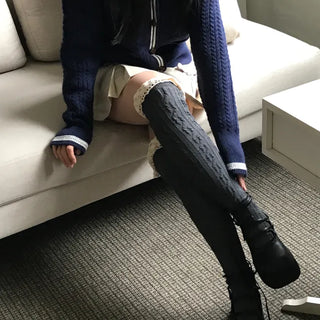 Romantic Girlish Knee Socks (3 colors)