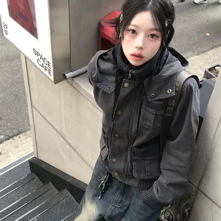Noah Vintage Washed Military A2 Jacket