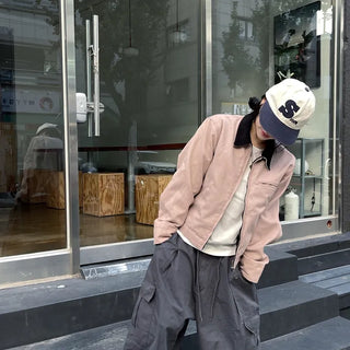 Unisex Chifuyu Crop Canvas Work Jacket (2 colors)