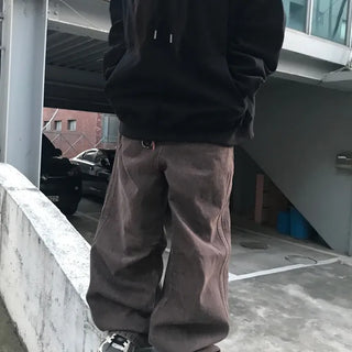 Unisex Apollo Oversized Crack Lettering Hoodie (2 colors)