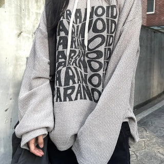 Unisex Noid Lettering Hoodie (3 colors)