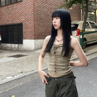 Vintage grunge fairy sleeveless top