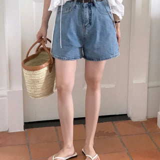 A-line Denim Shorts Denim Shorts