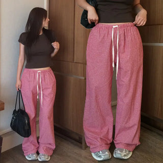 Zeb Banding Check Wide Pants