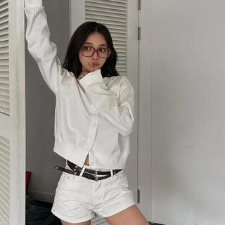 Mood Sketch Glasses Horn-Rimmed Leopard Transparent Frame Eyewear Statement Item Daily Item