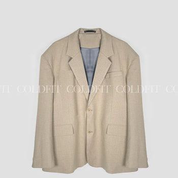Classic check single jacket