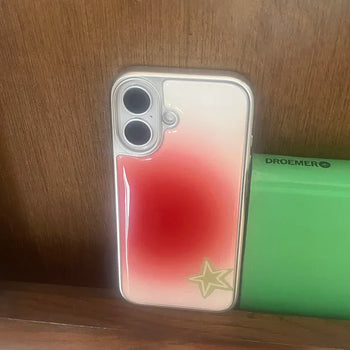 Turan Red Tomato Silver Epoxy iPhone Case