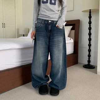 [Gorgeous Fit/New Autumn Arrival] Devil Big Mega Wide Denim Long Pants