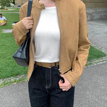 Chase Suede Biker Jacket Suede Jacket/Suede Blouson/Rider Jacket/Blouson/ Wedding Guest Look/Transitional Outerwear