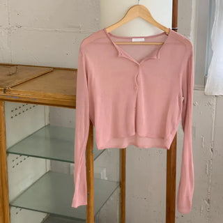 Madel Linen Loose Fit Knit Cardigan